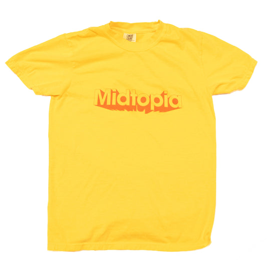 Retro Midtopia Short Sleeve T-Shirt (Yellow)
