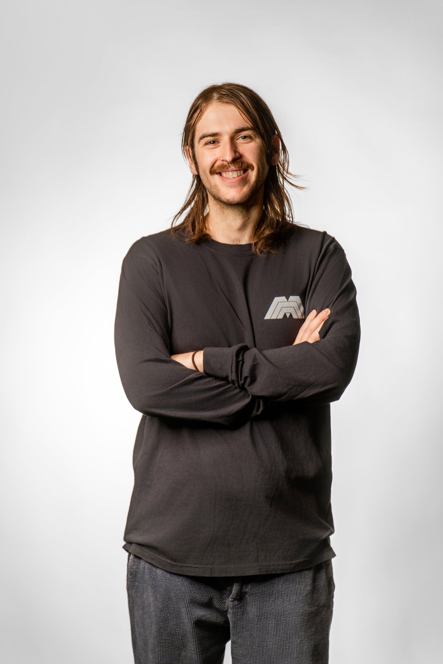 Black long sleeve - "Midtopia" Spine