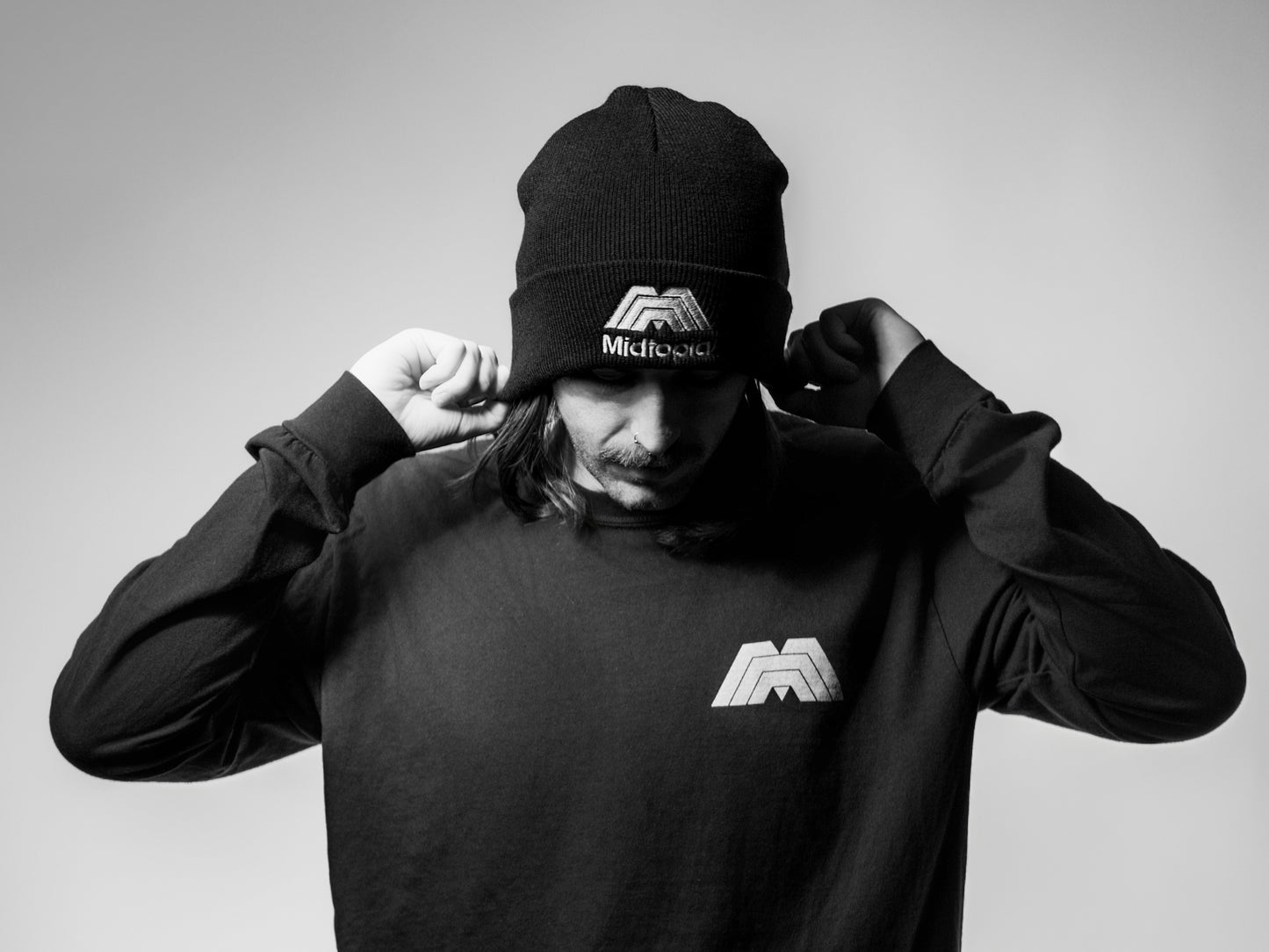 Black Beanie - "Midtopia"