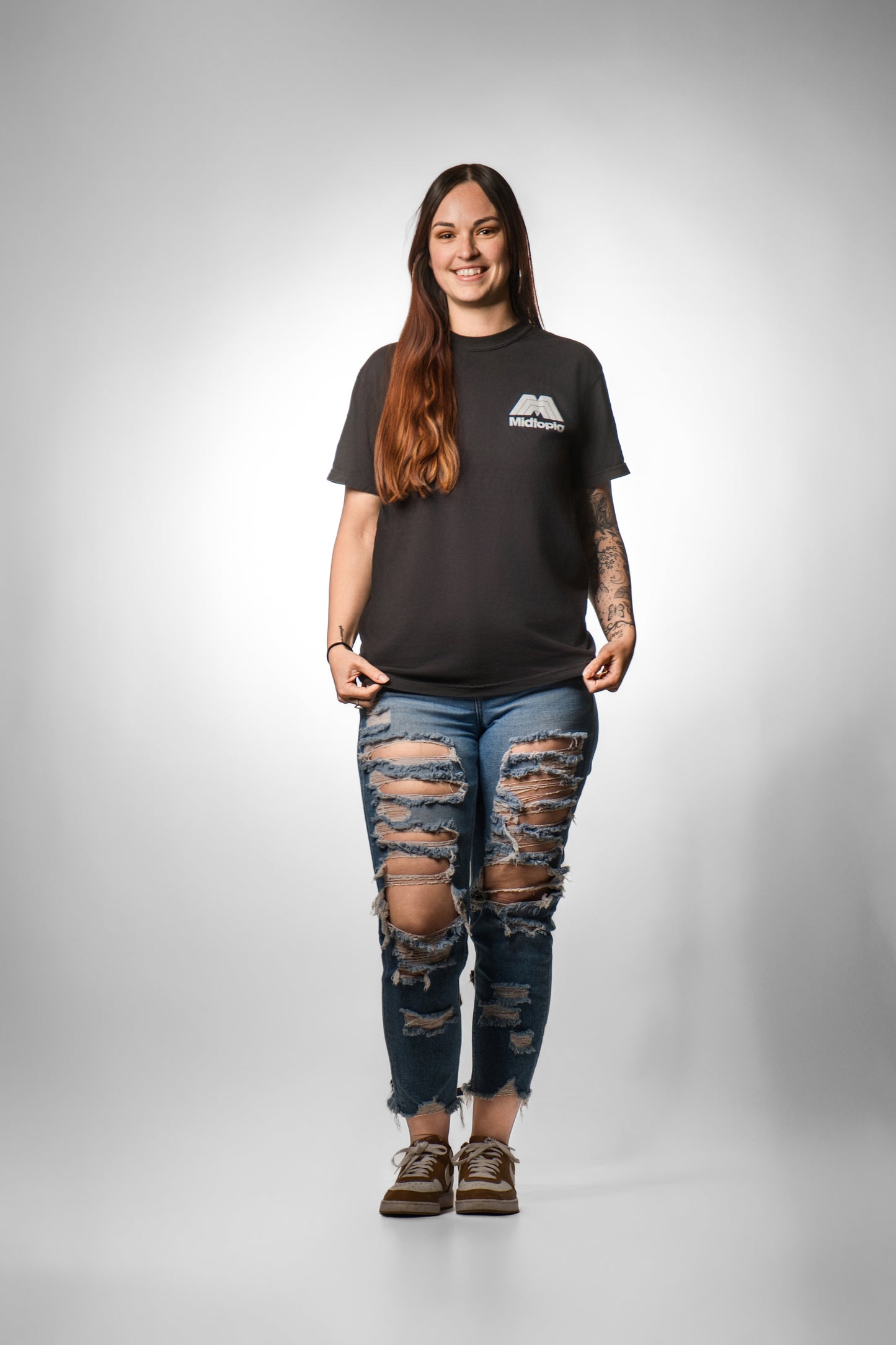 Black Short Sleeve - "Midtopia" / "Community"