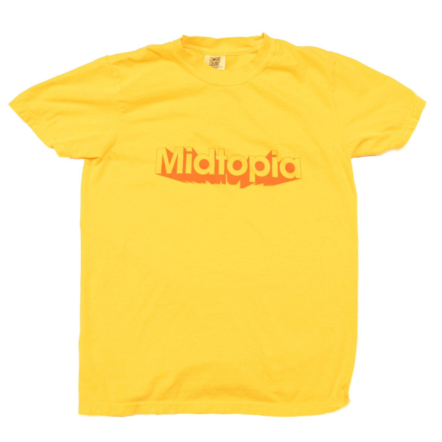 Retro Midtopia Short Sleeve T-Shirt (Yellow)