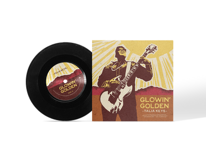 7" vinyl - Matchstick / Glowin' Golden - Talia Keys